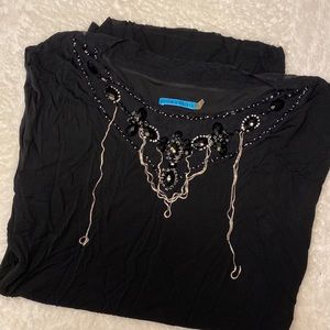 Alice and Olivia Black Dress with Bling!